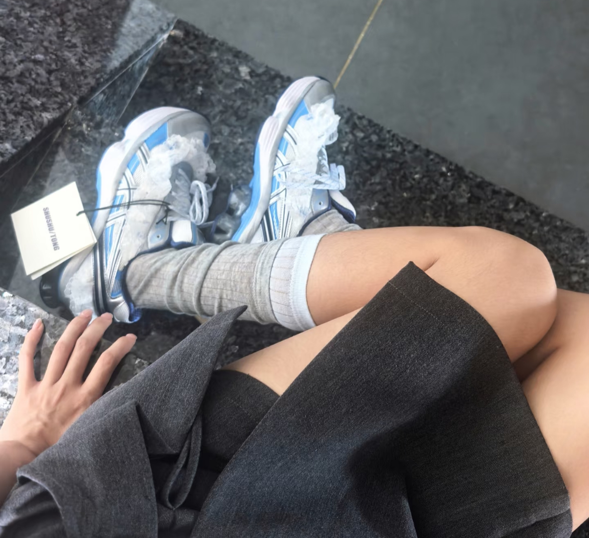 ASICS Gel-Kinetic Fluent SHUSHU Tong White