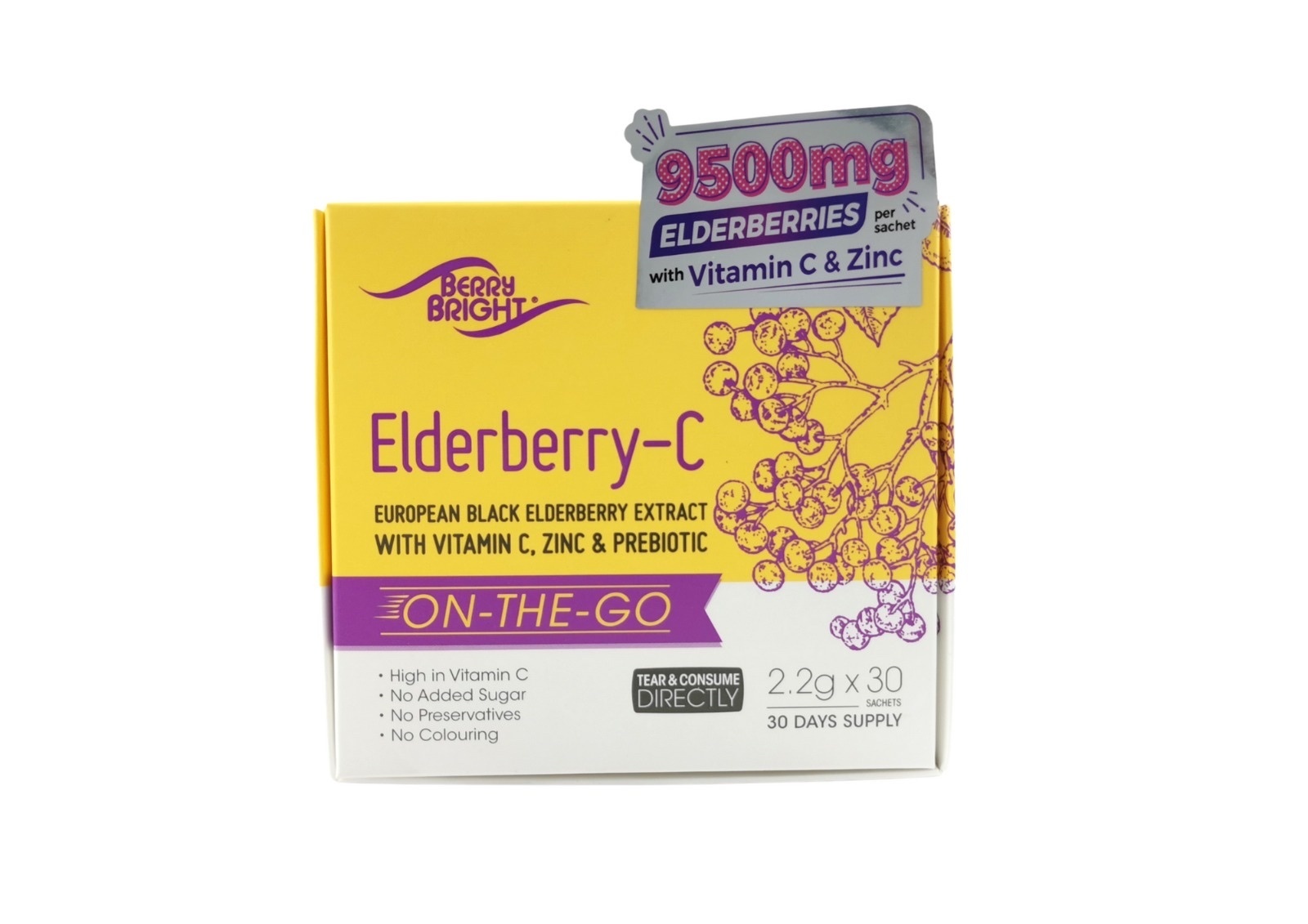 BERRY BRIGHT 黑接骨木莓C增強免疫力