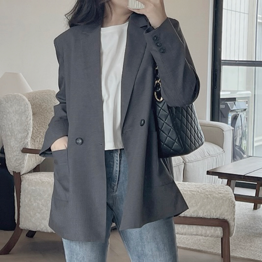 現貨 7091 Must-have 寬肩西裝外套