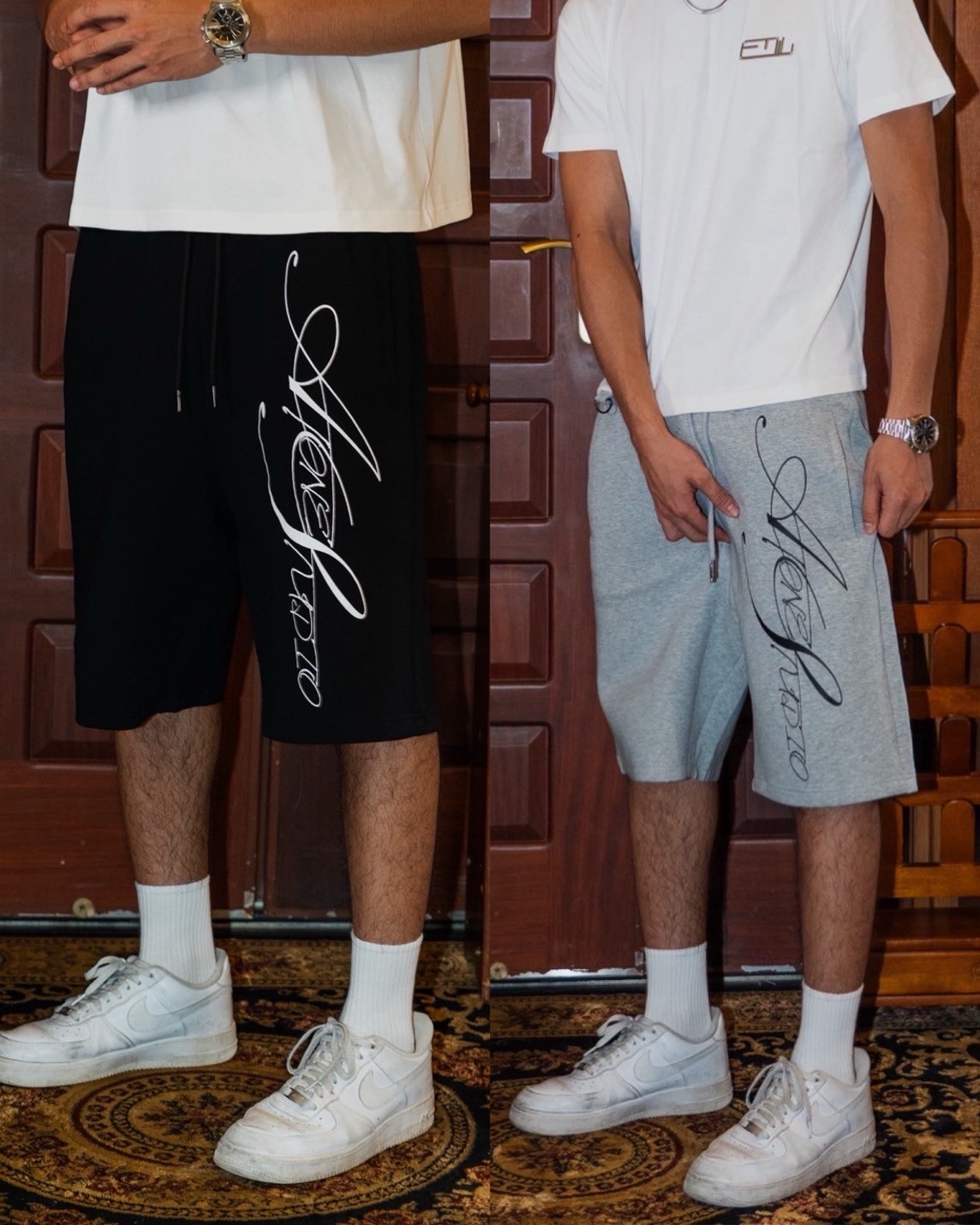 ATONE x NiL 獨家聯名 簽字Logo六分褲 空氣棉短褲 “THE BASIC” SIGNATURE AIR COTTON JORTS