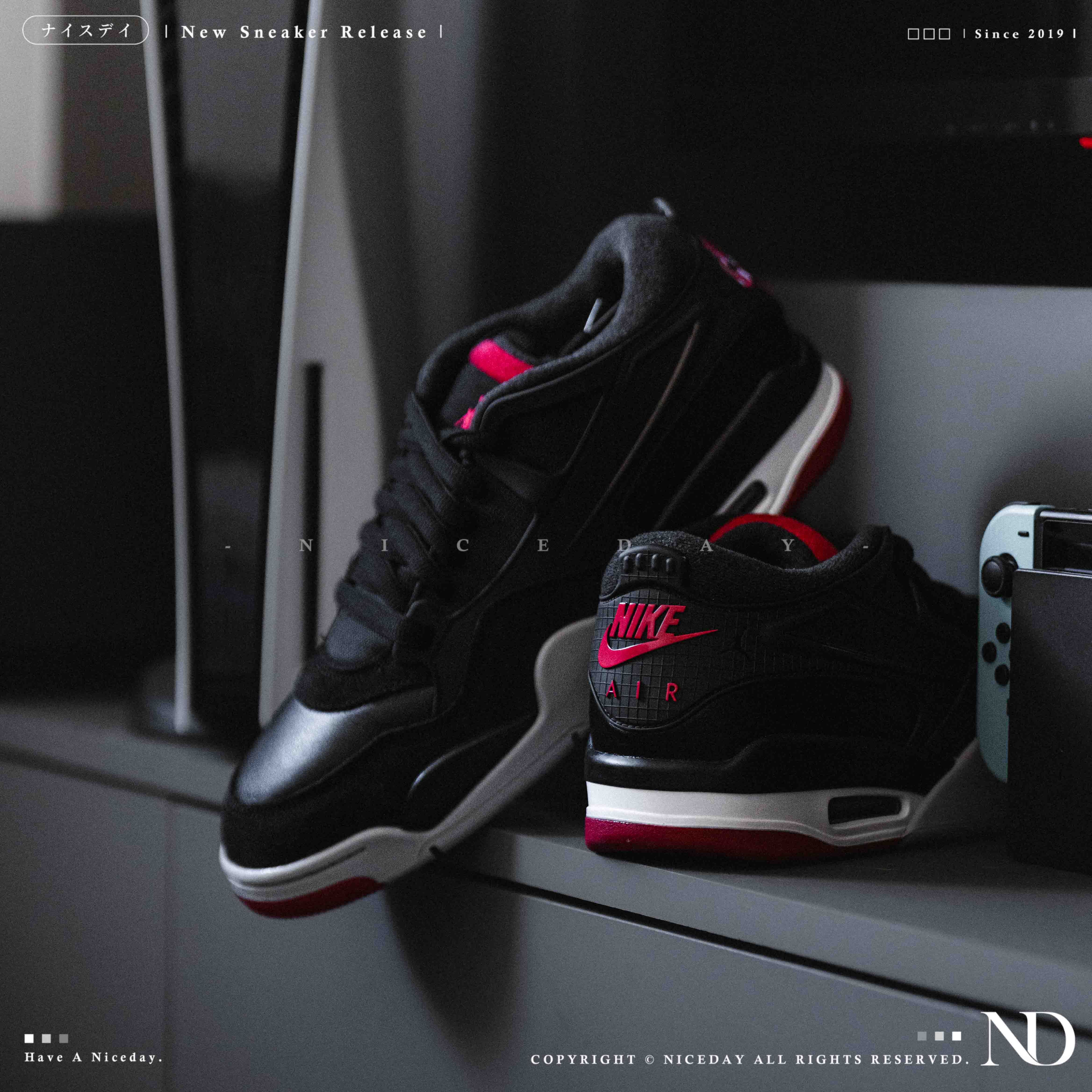 NICEDAY 現貨 Nike Air Jordan 4 RM Bred 黑紅 真皮 緩震 復古 籃球鞋 FQ7939-061