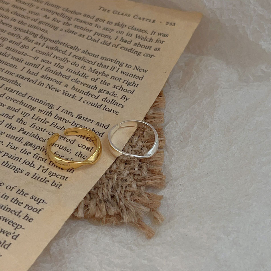 S925純銀扭結戒指