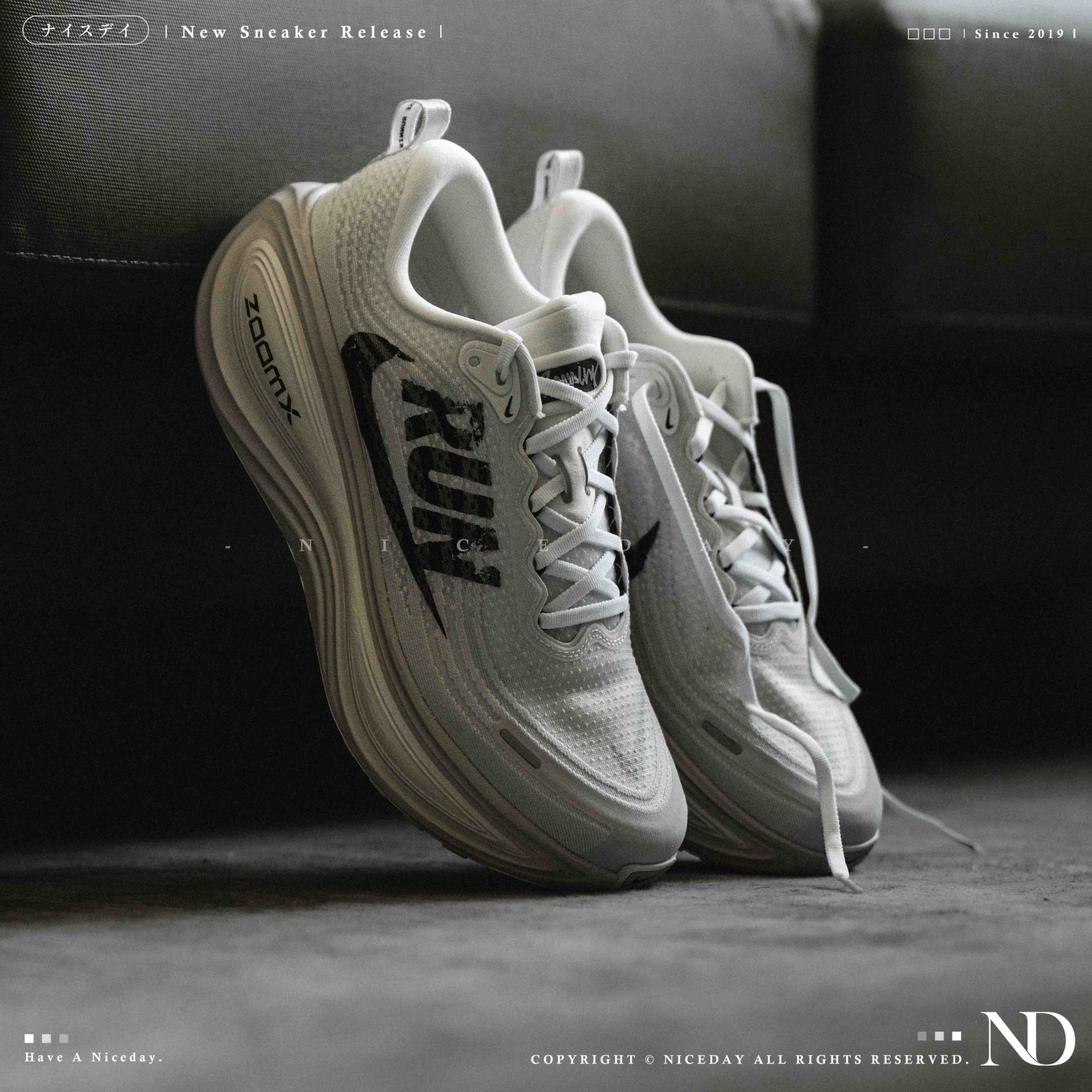 NICEDAY 現貨 Nike Vomero Plus 倒鉤 專業 跑鞋 慢跑 白 沙色 奶茶 男鞋 IH2268-100