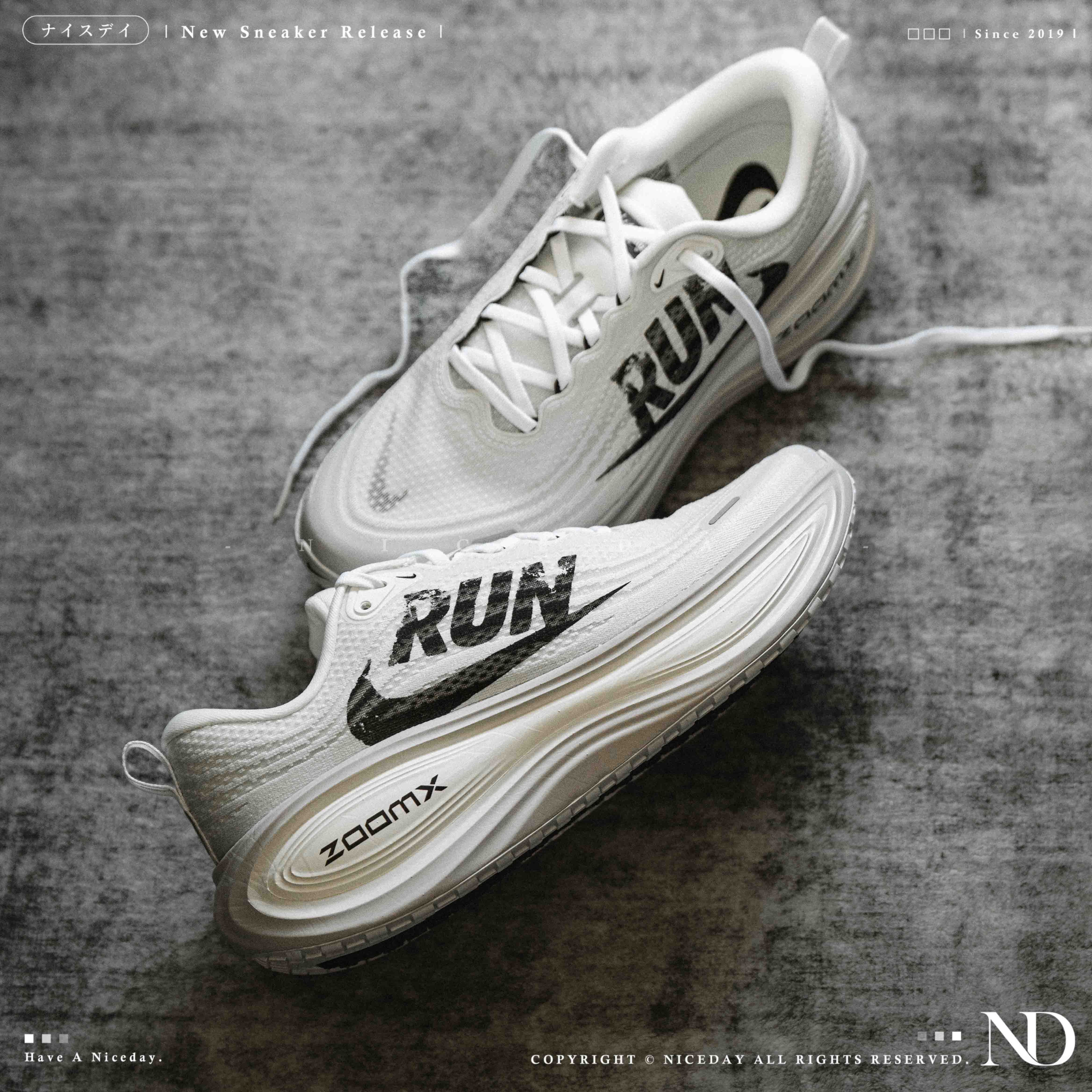 NICEDAY 現貨 Nike Vomero Plus 倒鉤 專業 跑鞋 慢跑 白 沙色 奶茶 男鞋 IH2268-100