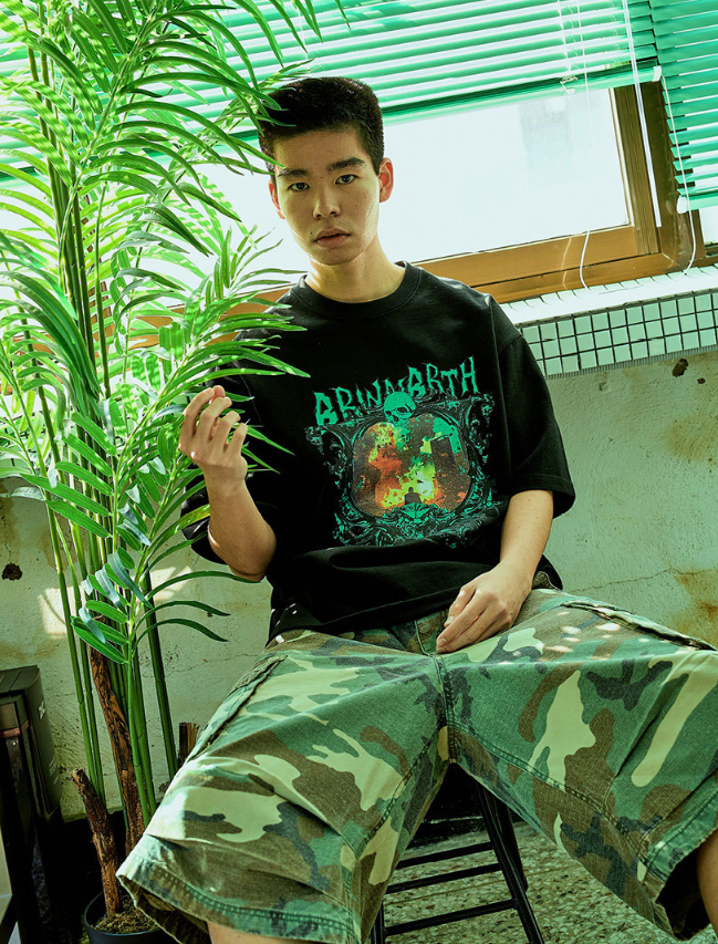 【直播】BROWN BREATH LL081692 BLUFFING 短袖上衣(黑色)