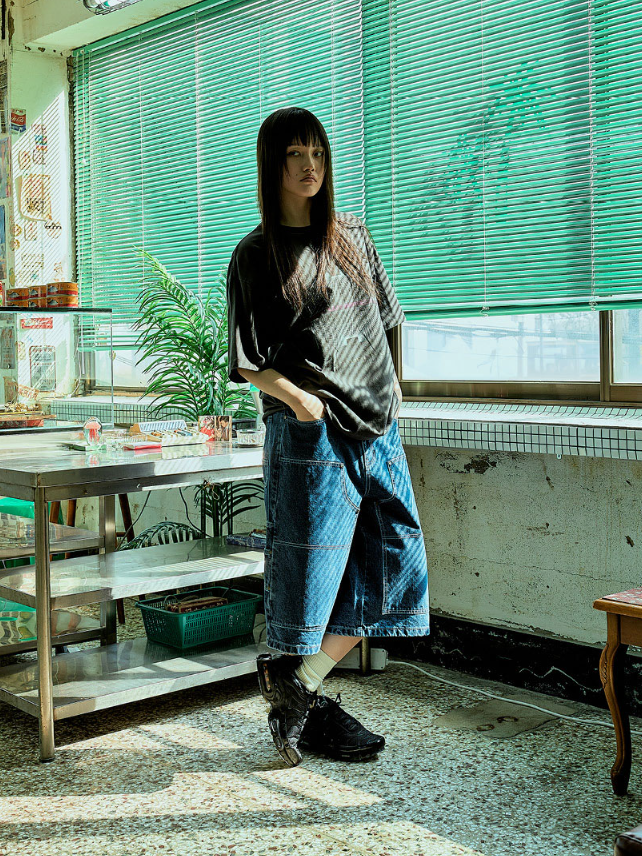 【直播】BROWN BREATH LL081694 BERMUDA DOUBLE KNEE 牛仔短褲