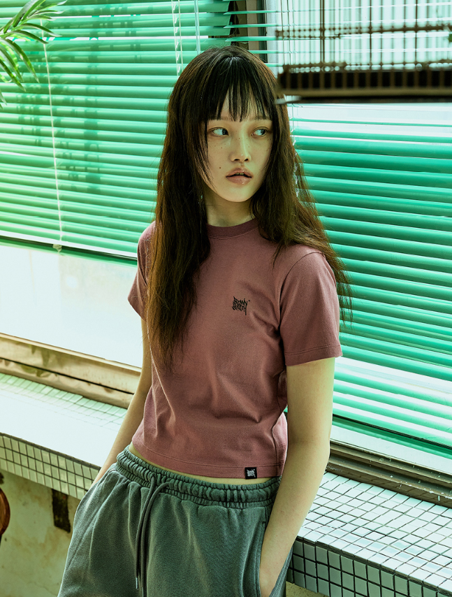 【直播】BROWN BREATH LL0816100 W BE FREE TAG 短款短袖上衣