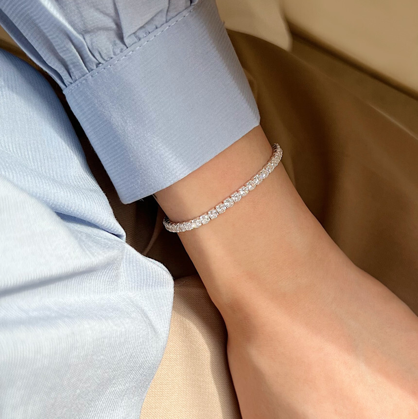 絕美S925純銀鋯石手鍊