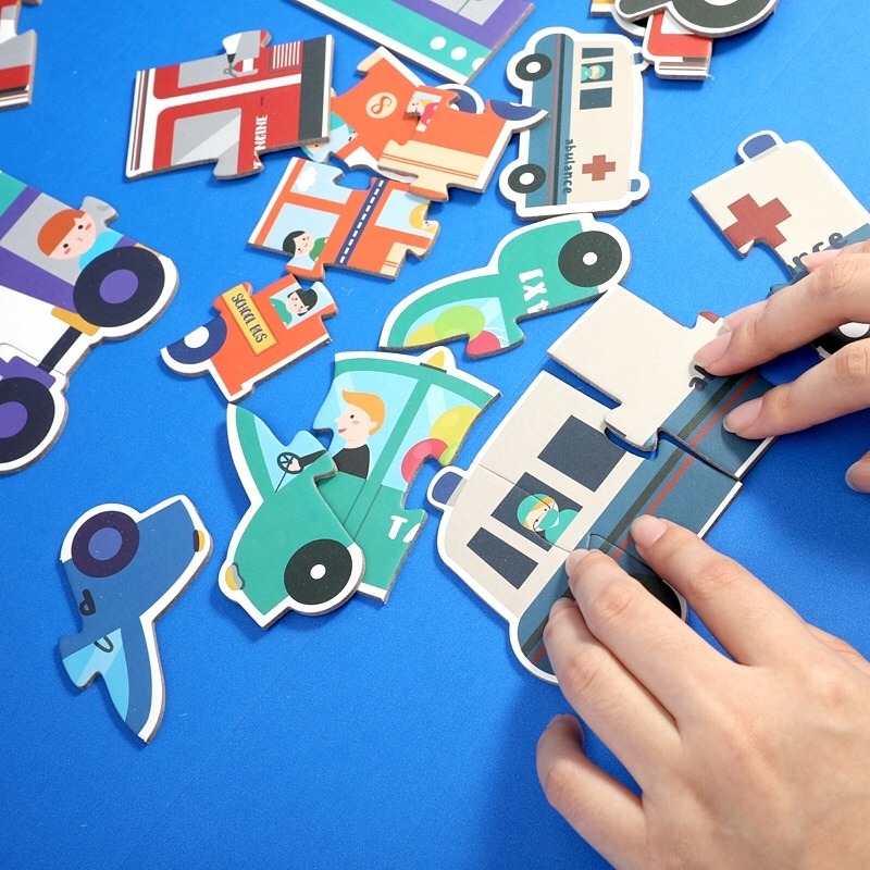 【童心星球】英國 Flowermonaco 寶寶大塊啟蒙拼圖－交通