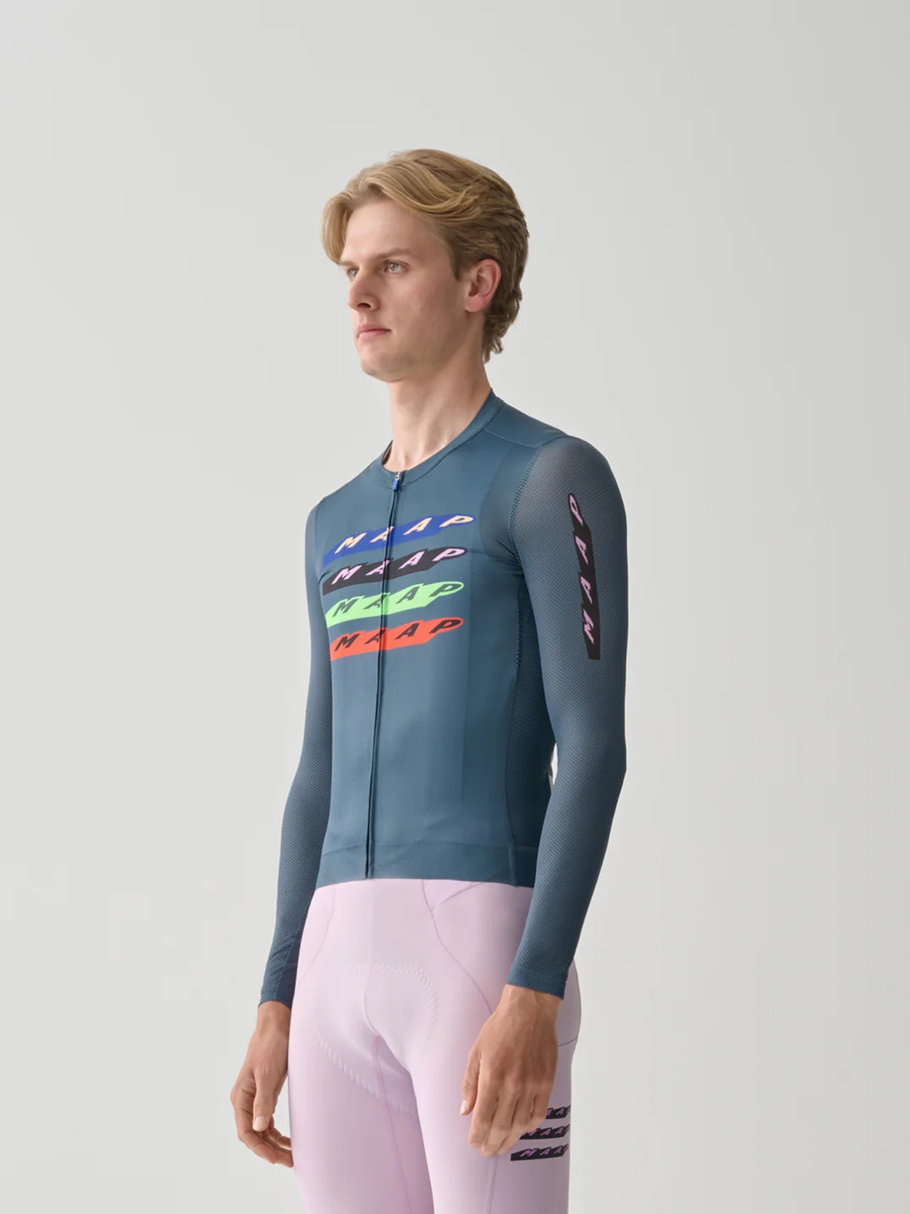 【MAAP】Evade X Pro Air LS Jersey 3.0 男長車衣 / Uniform Blue