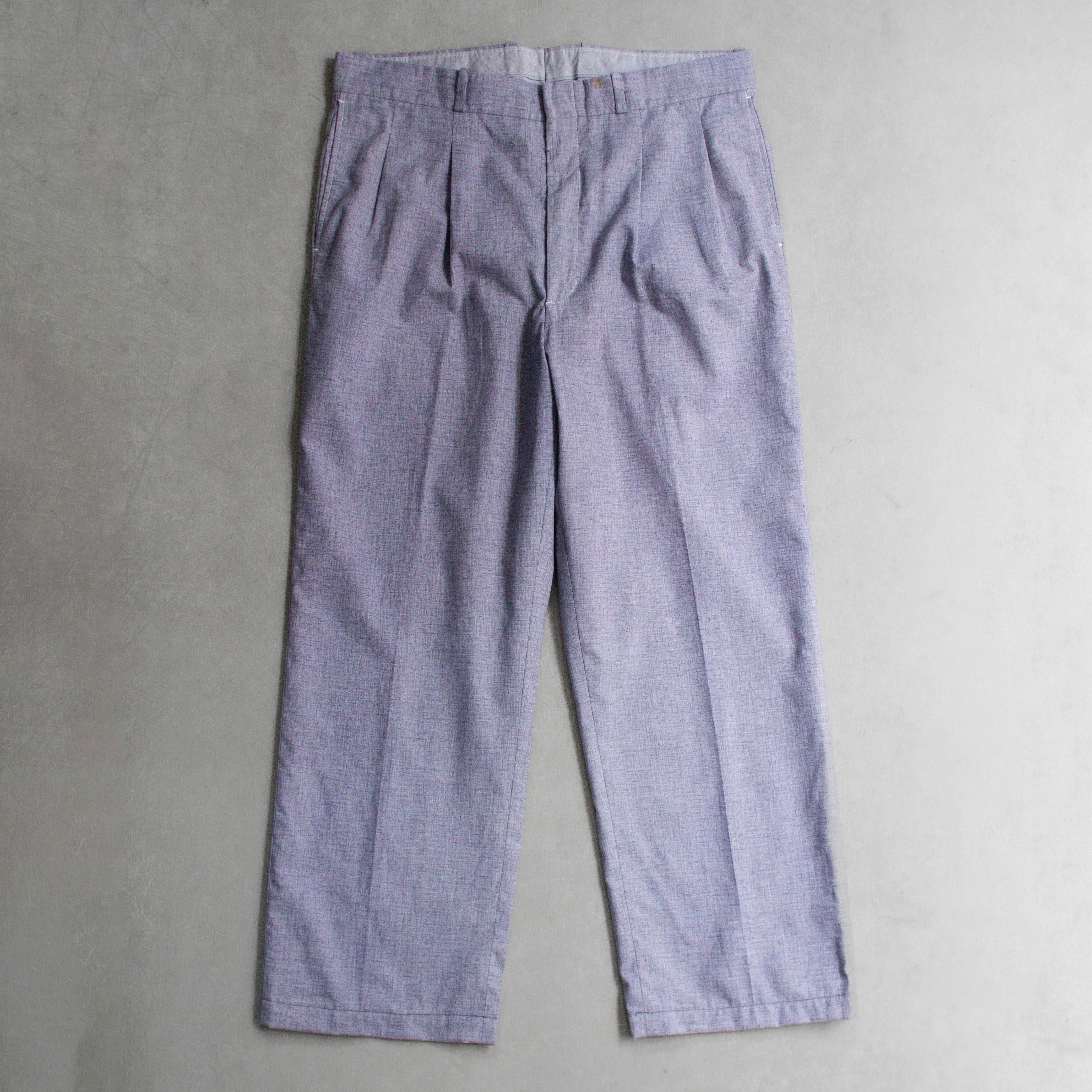 FARAH LINEN PANTS 美國 淺藍 棉麻 西裝 長褲