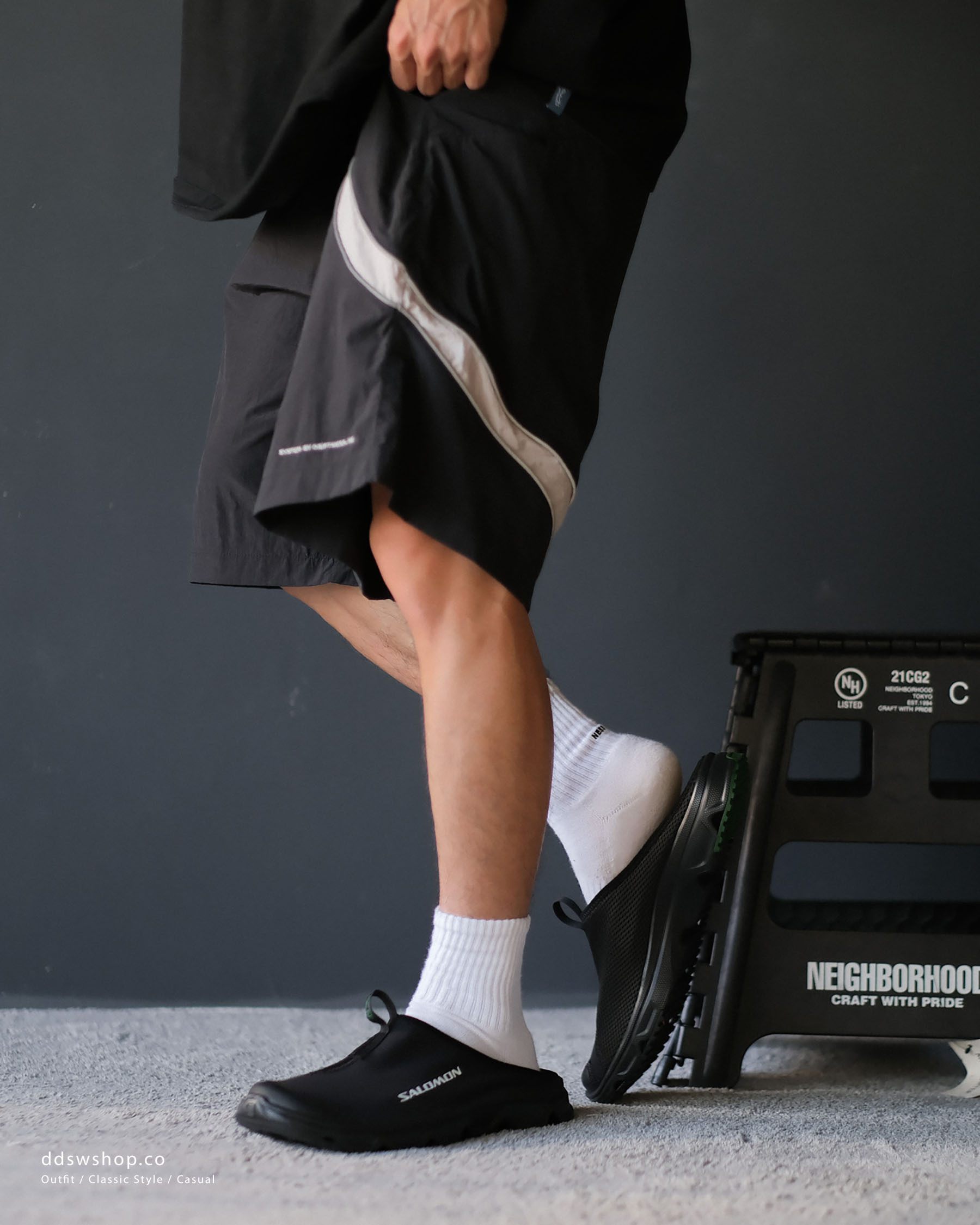 "代購" Salomon 25SS RX Slide 3.0 Mule Slipper  全黑穆勒鞋