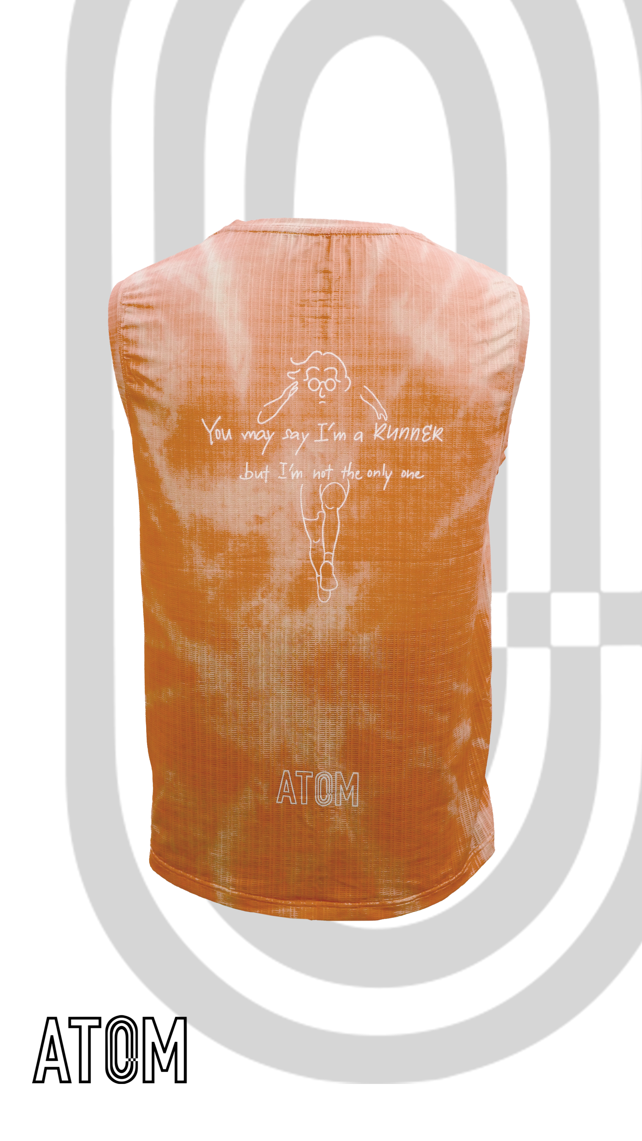 我不是孤獨跑者 跑步背心 （男裝）