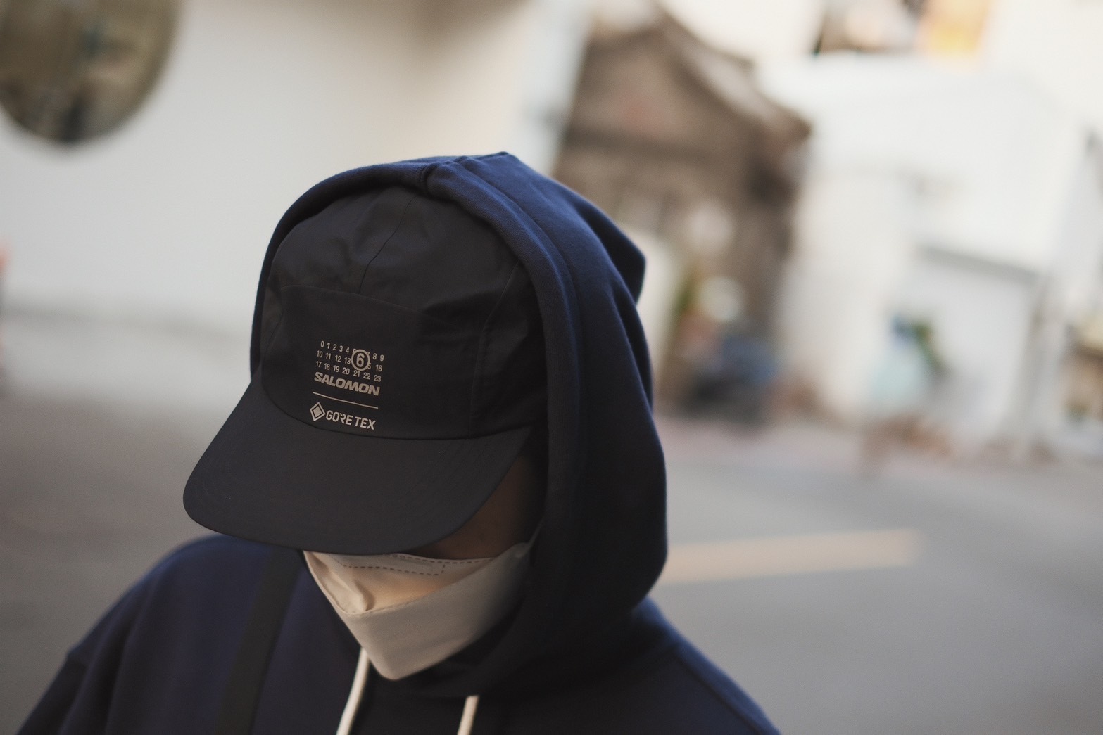 Salomon x MM6 gore tex 版本 機能帽 maison margiela