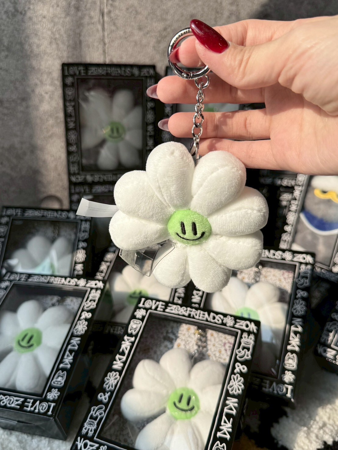 GD Cat Series A&NE Flower Charm Keychain "ZO&FRIENDS"