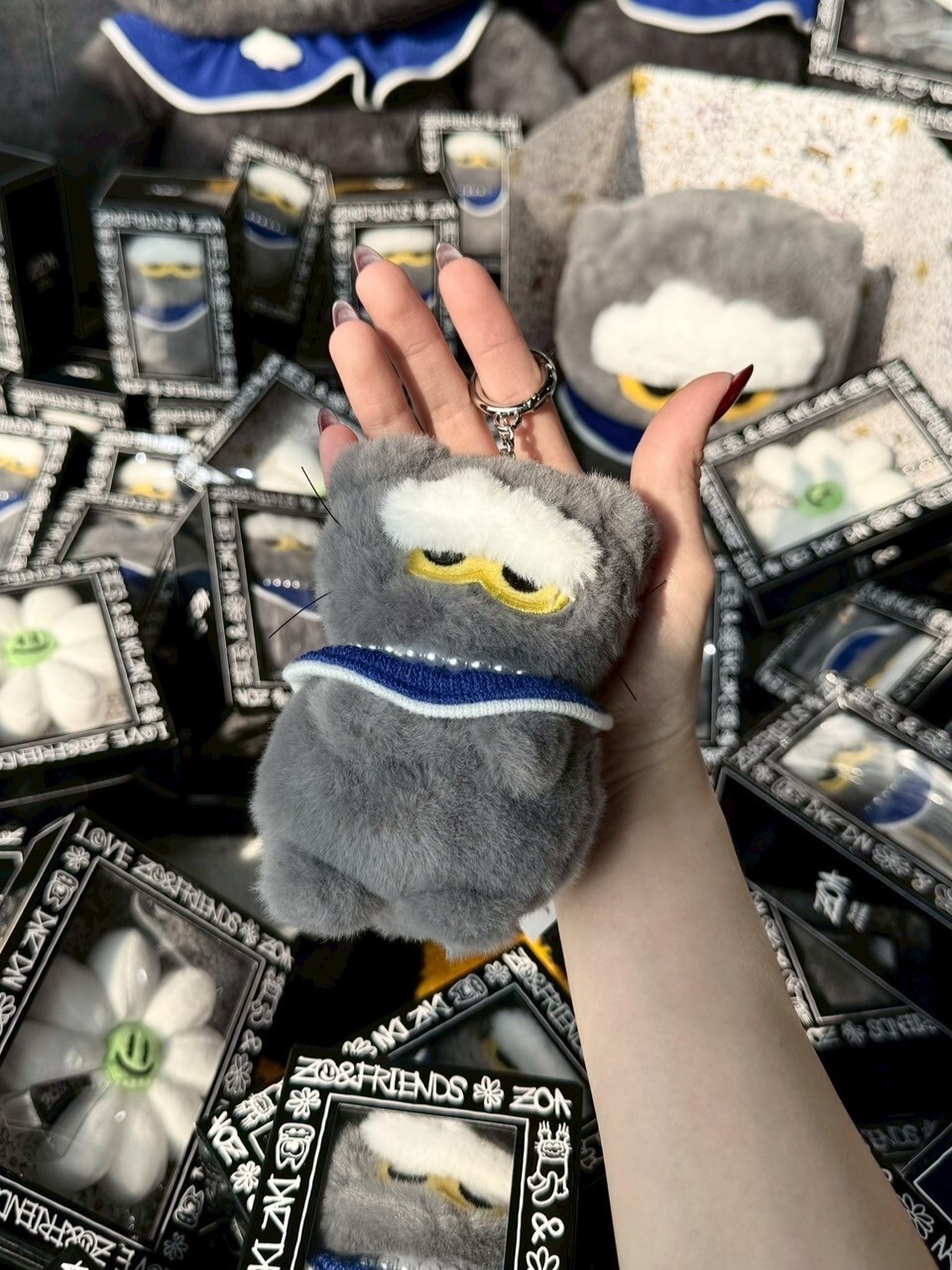 Spot GD love cat ZOA cat charm key chain "ZO&FRIENDS"