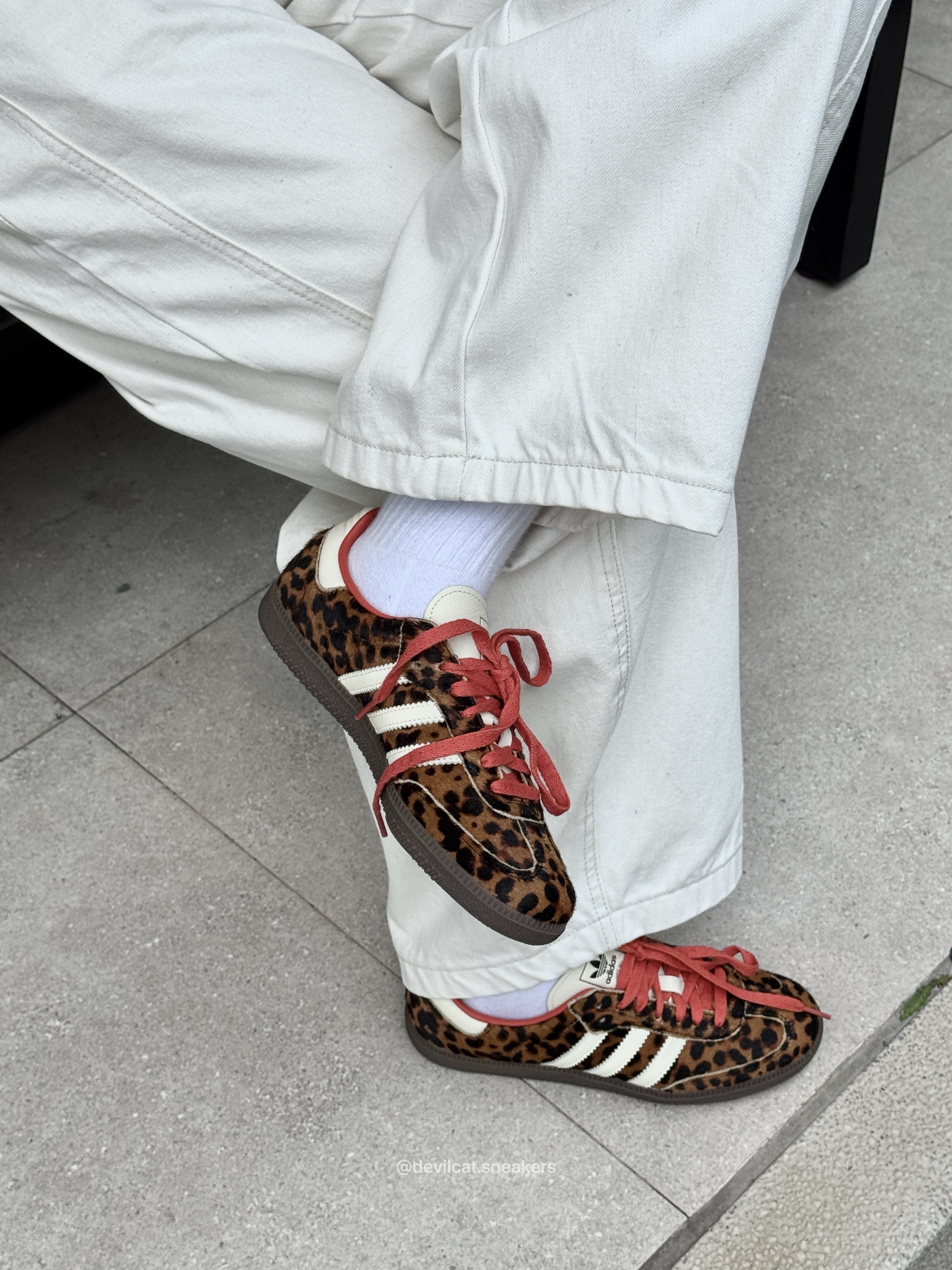 ADIDAS OG Samba 豹紋 德訓鞋 焦糖底 JI2734