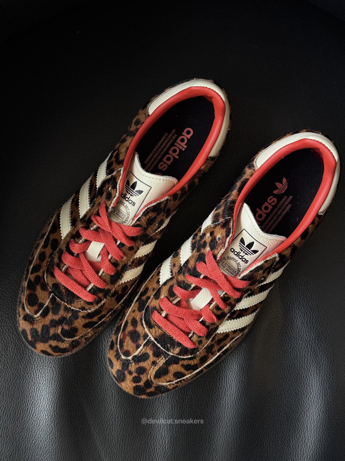 ADIDAS OG Samba 豹紋 德訓鞋 焦糖底 JI2734