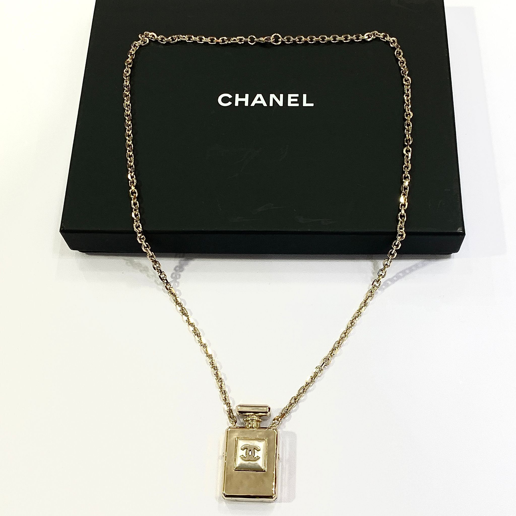 全新CHANEL長項鏈 香水樽 金色NECKLACE #BRAND NEW #香榭站正品