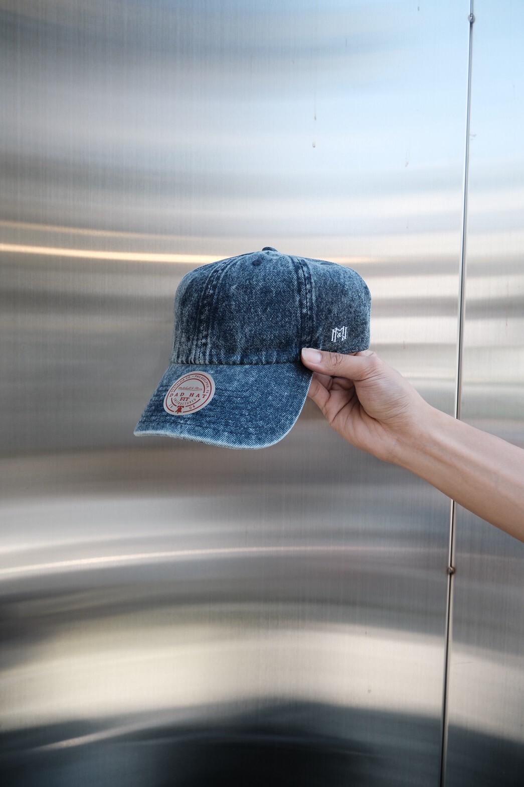 Mitchell Ness BLANK DAD HAT DENIM