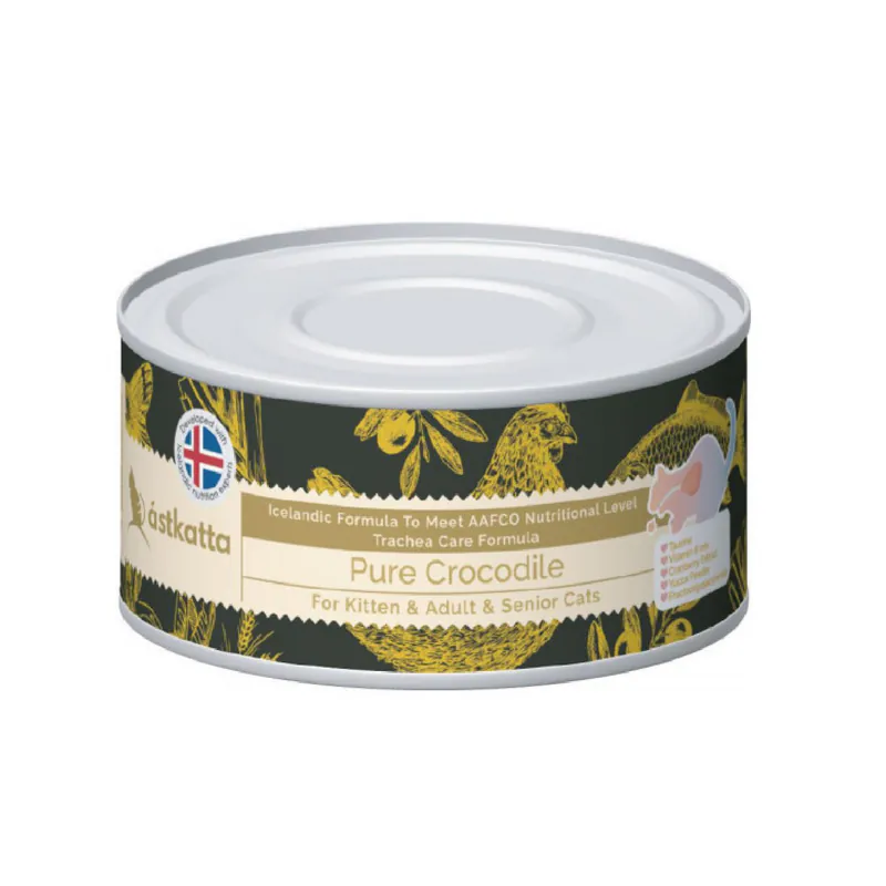 營養貓主食罐-鱷魚 (氣管保養) (80g)
