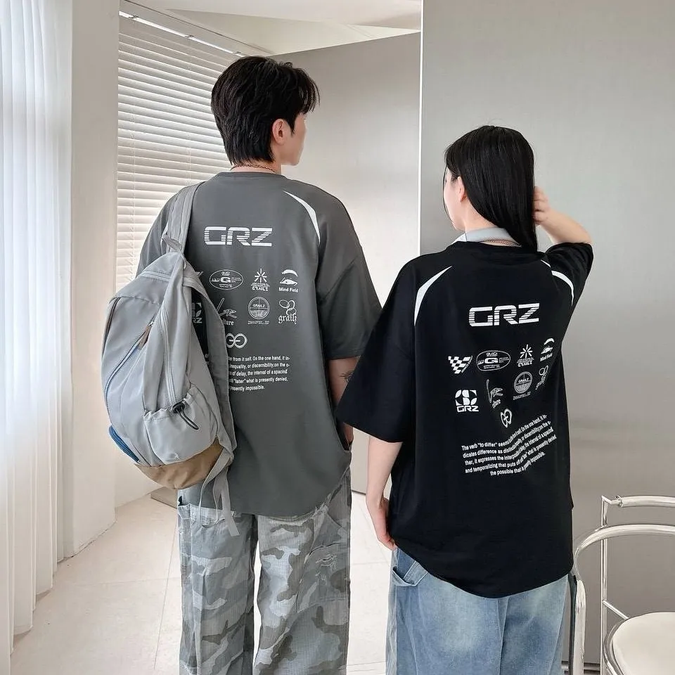 賽車風 徽章 街頭 設計 短袖