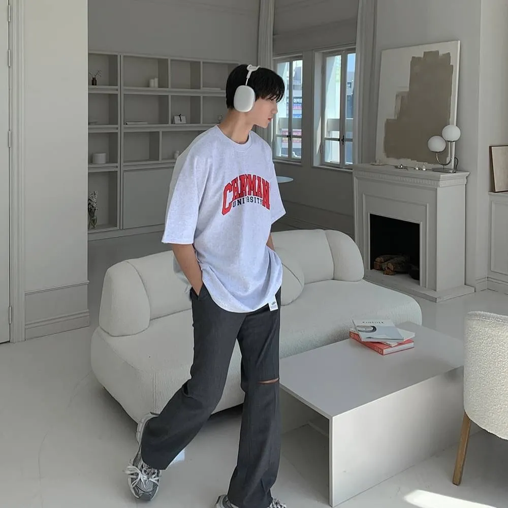 CHAPMAN 美式 雙色 英文 短袖