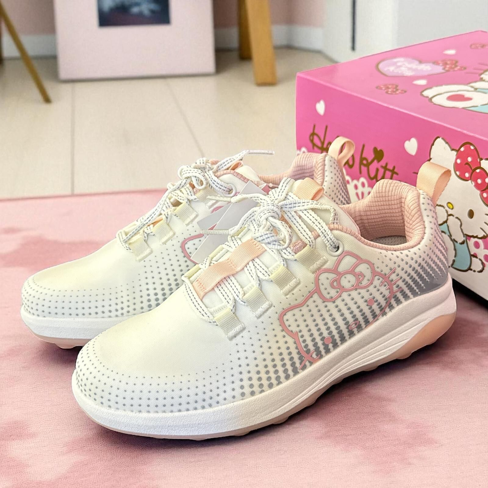 [現貨] 23193-KT Sanrio Hello Kitty 大面休閒鞋 #TW-SC23-722149 白色