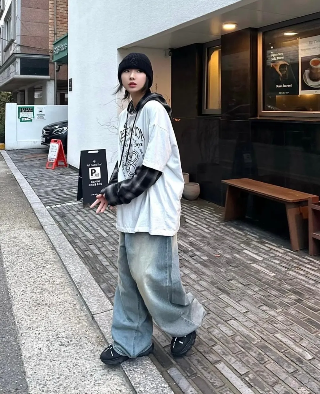 變形蟲 美式 設計 文字 短袖