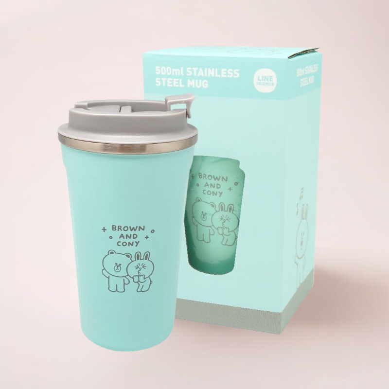LINE FRIENDS - 真空冷熱咖啡保溫杯 (500ml)