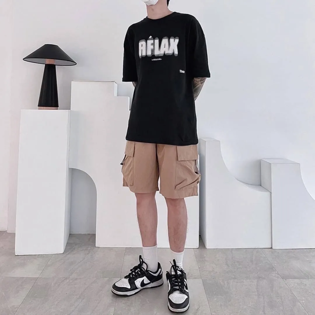 機能 拉釦 尼龍 防潑水 短褲