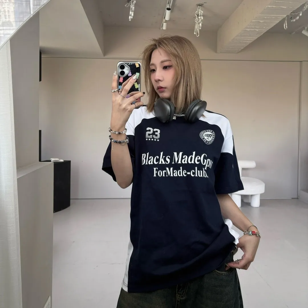 高磅數 重工藝 23 Blacks 特殊 拼接 短袖