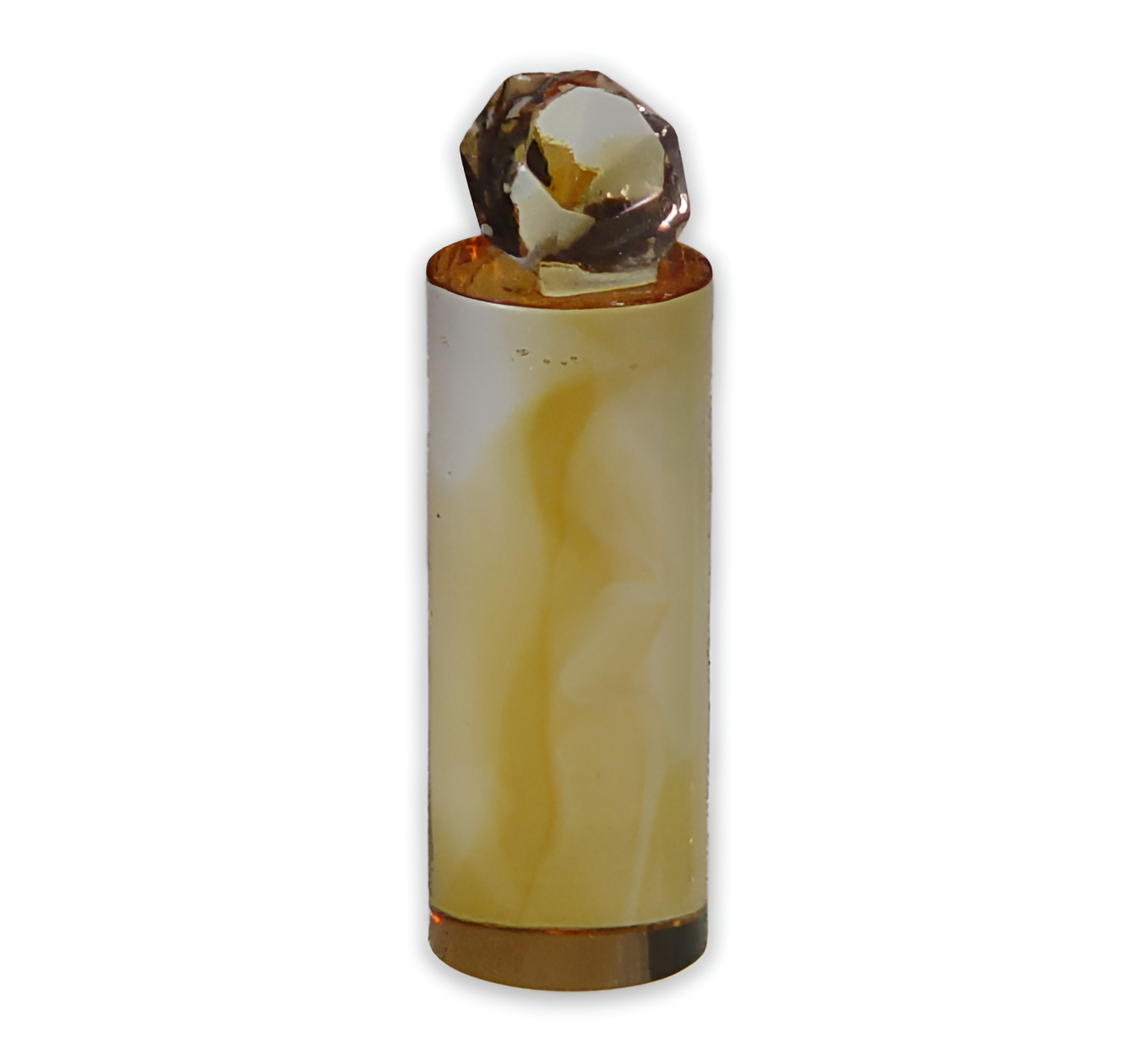 琉璃圓柱水晶光鑽印章｜手工篆刻客製開運印鑑｜開業開市送禮首選