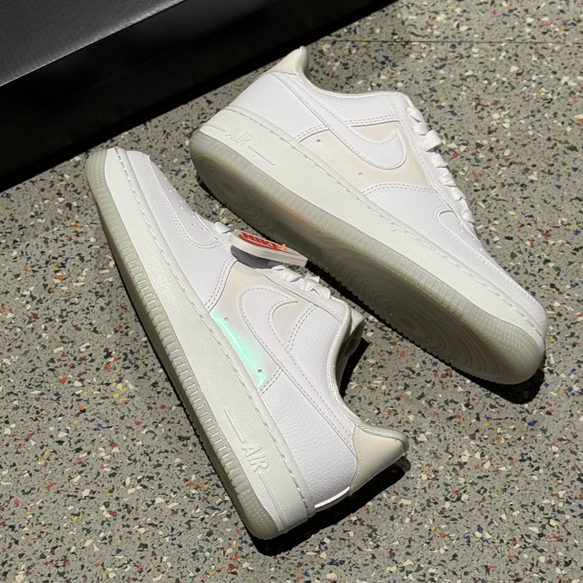 Nike Air Force 1 Low White Multi Color 白炫彩 珠光 鐳射 低筒休閒鞋