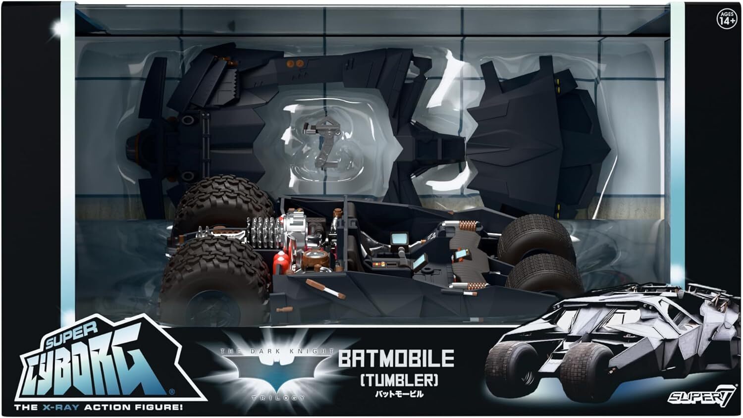 Super7 Batman Super Cyborg - Dark Knight Batmobile Tumbler (Full Color) (現貨)