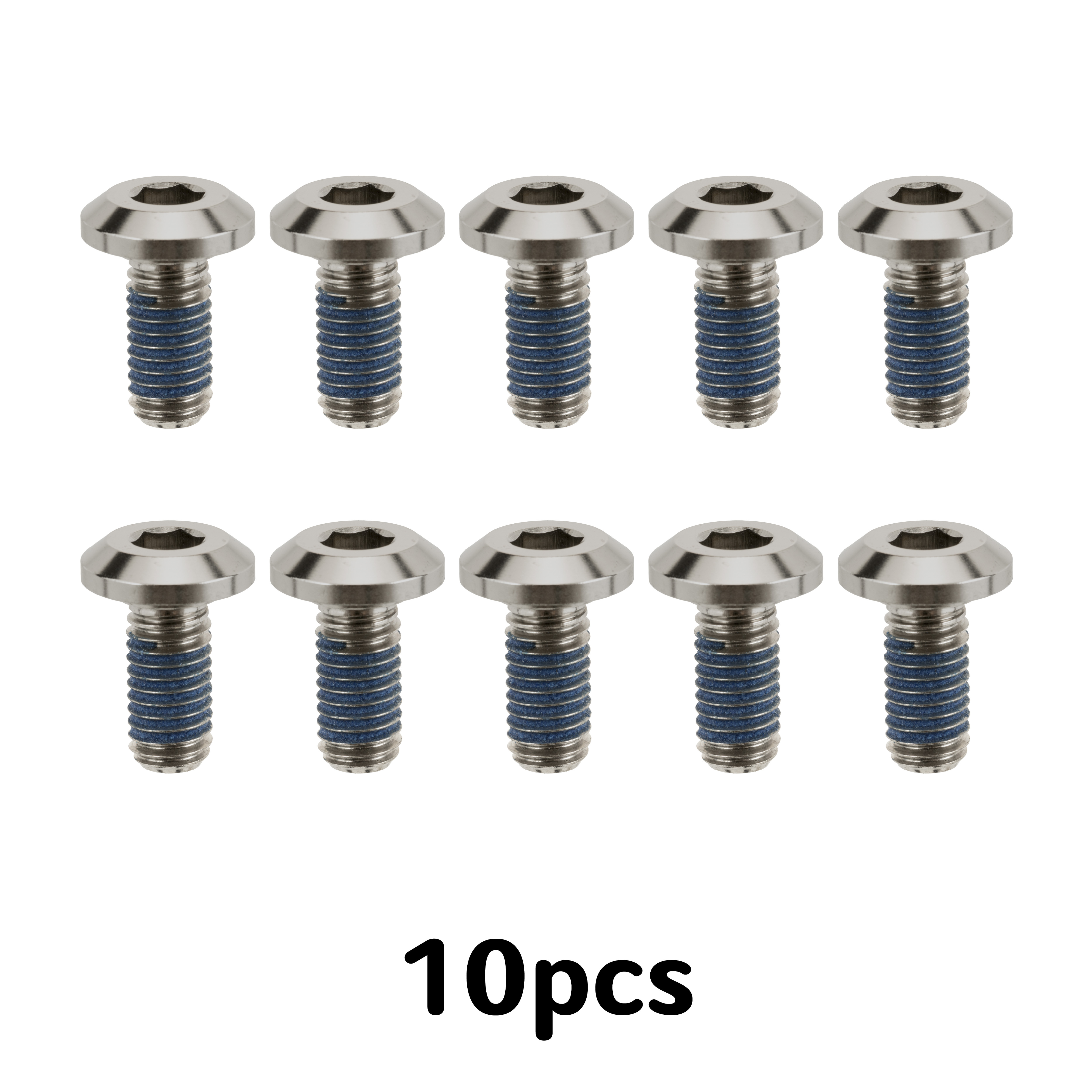 Motone 氣冷凱旋專用 前後碟 10顆 鈦合金 碟盤螺絲 - 原色