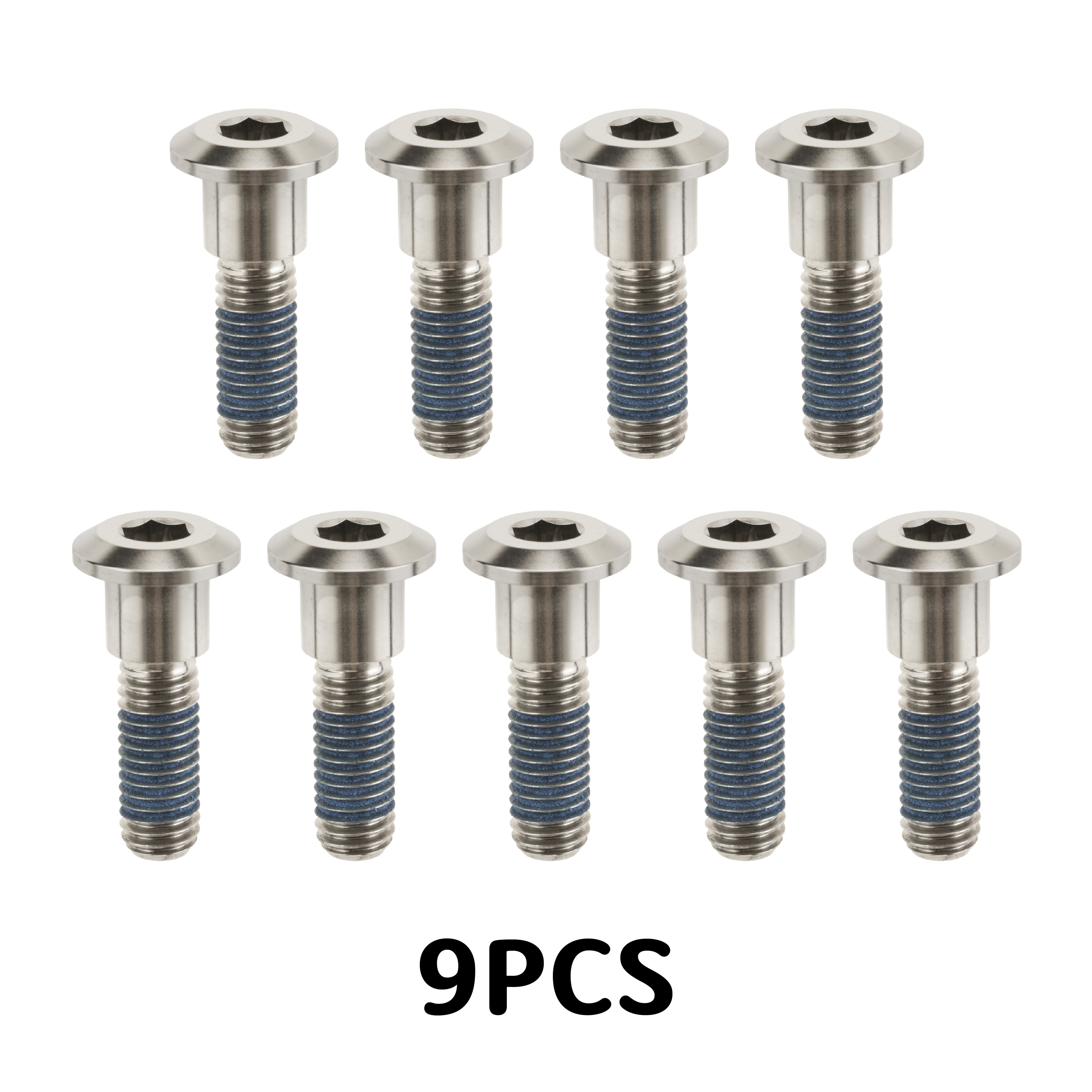 Motone 水冷凱旋 前後單碟 9顆 鈦合金 碟盤螺絲 - 原色