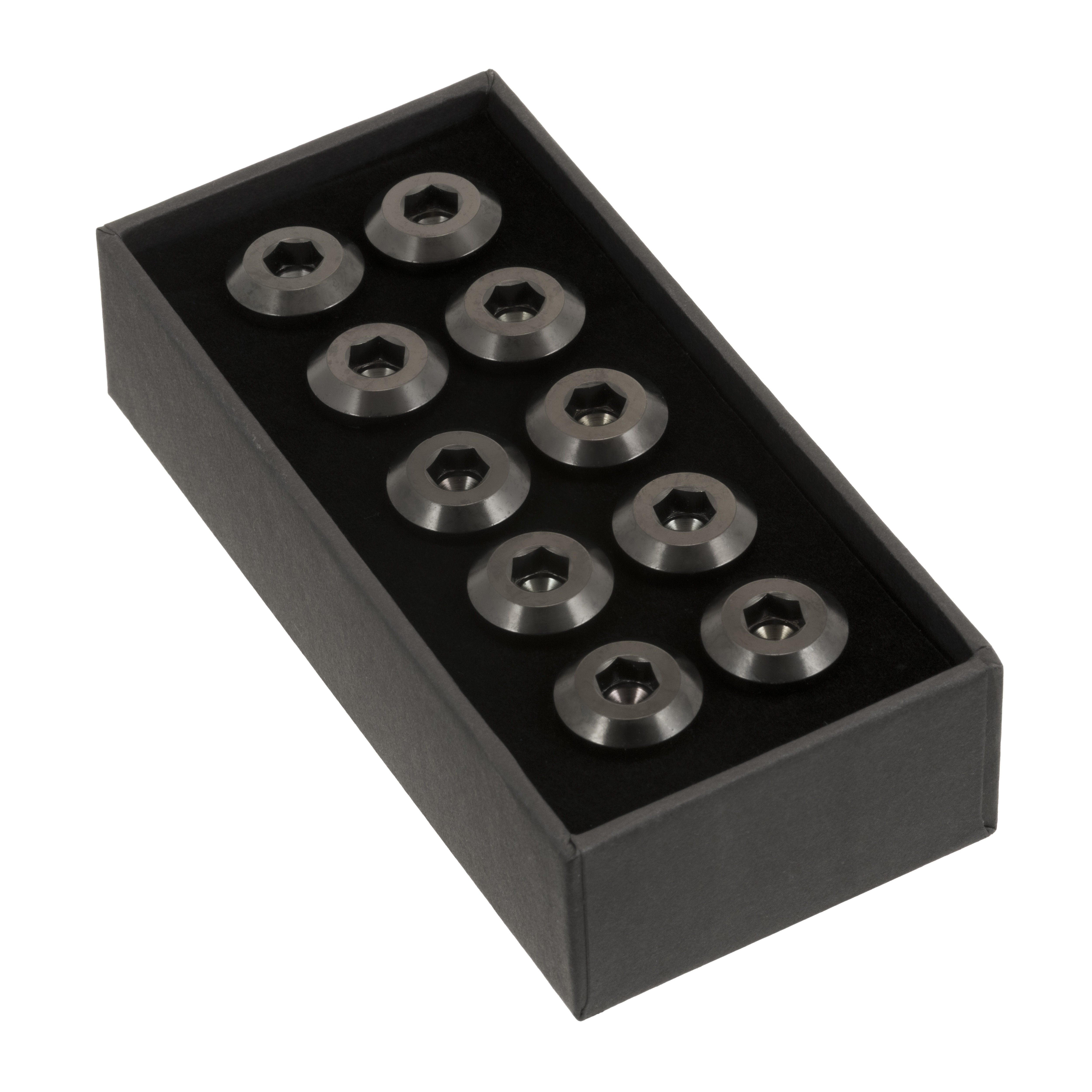 Motone 氣冷凱旋專用 前後碟 10顆 鈦合金 碟盤螺絲 - 鈦黑