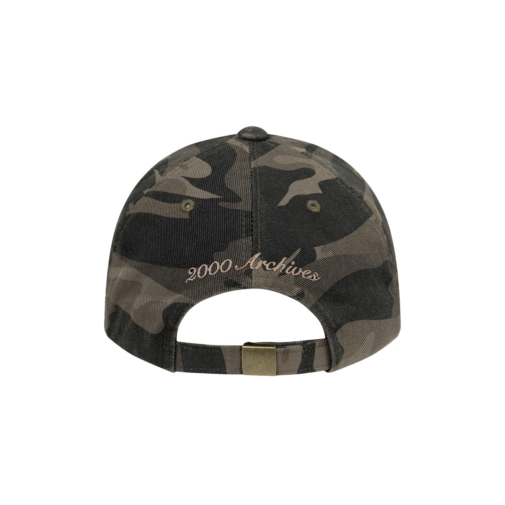 2000archives ANGELIC CAMO BALL CAP 迷彩 字體 老帽