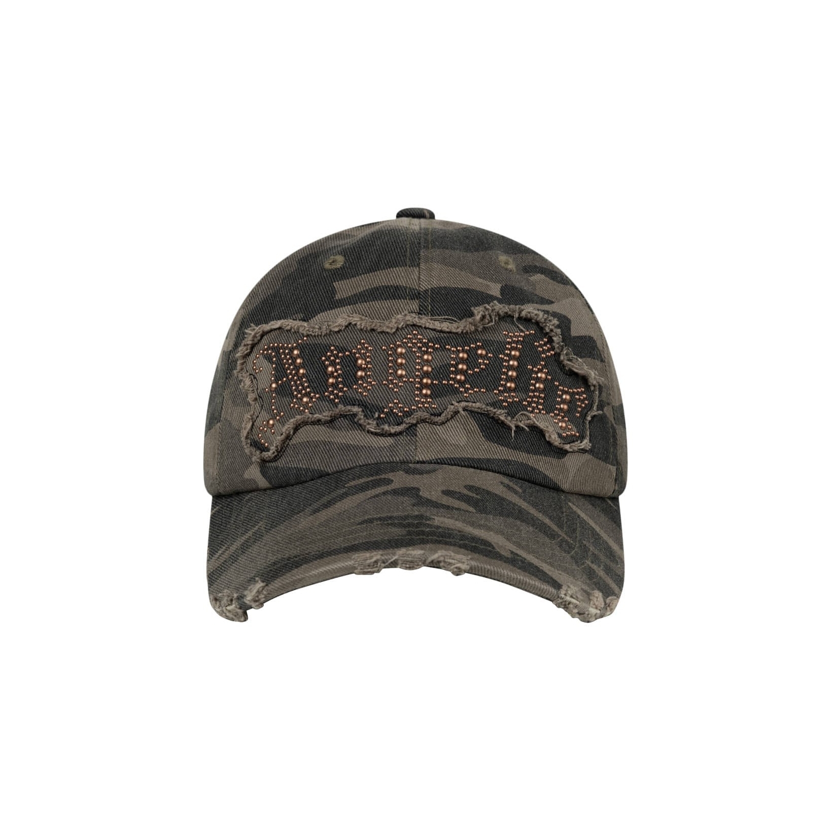 2000archives ANGELIC CAMO BALL CAP 迷彩字體老帽