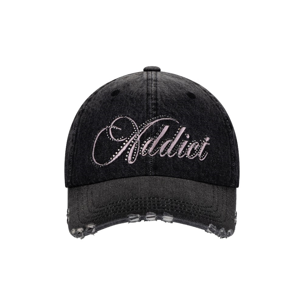 帽子 2000Archives ADDICTED RIVET CAP ADDICTED RIVET CAP (BLACK/IVORY) 블랙 컬러는 소량 남아있습니다.