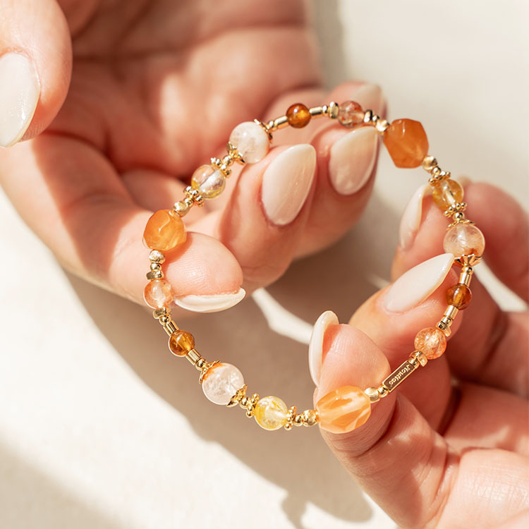 愛人愛己：橘兔毛｜雪花幽靈｜橙石榴｜黃托帕石｜金太陽