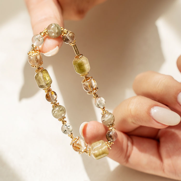 對的執著：綠碧璽｜銅髮晶｜油膽閃靈鑽｜抹茶綠幽靈｜綠雲母