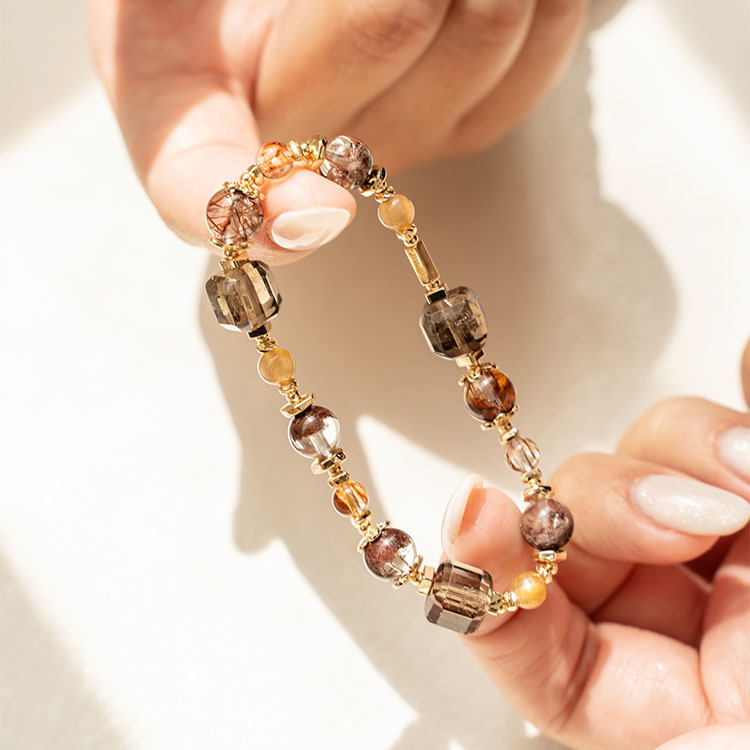 體驗慢步調：茶晶｜骨幹金太陽｜黑金超｜紅幽靈｜膠花/髮晶共生