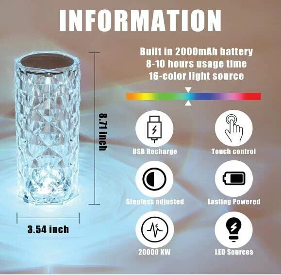 觸控式多色調LED燈