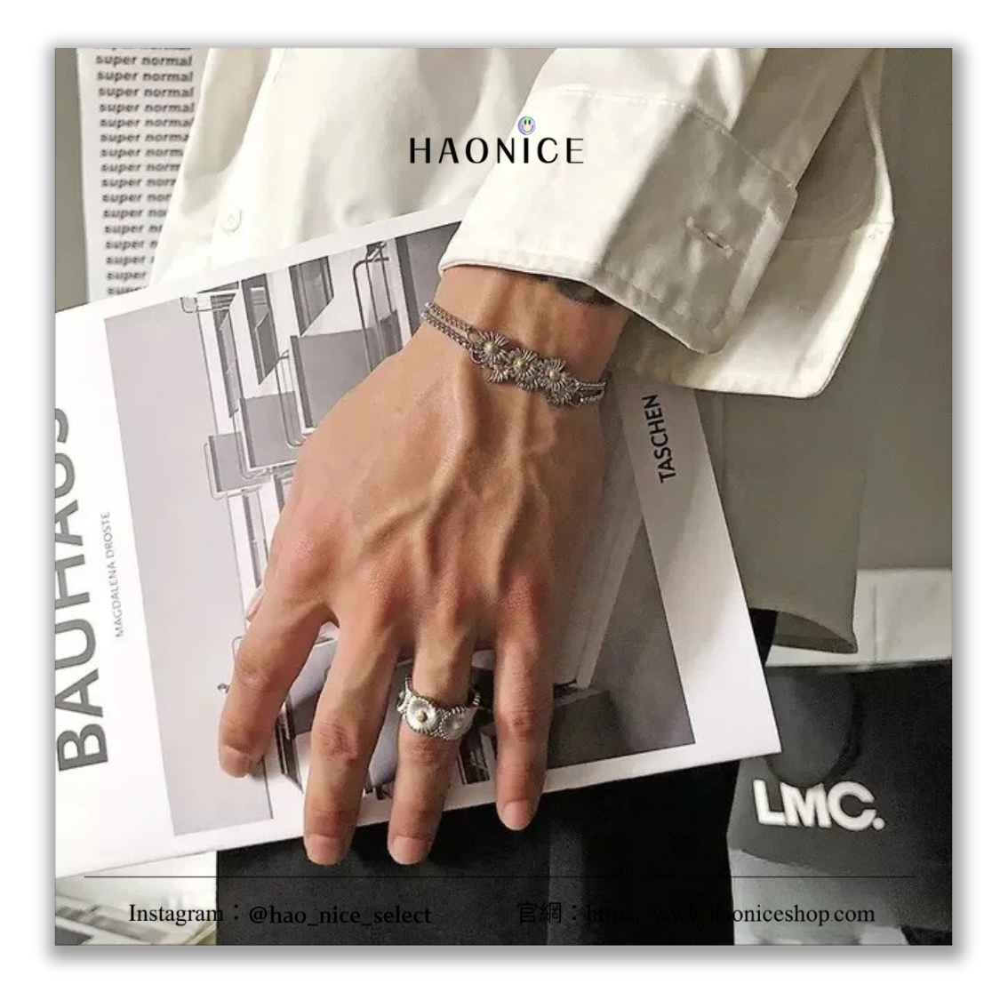 【HAO NICE】100%韓國正品🇰🇷 PEACEMINUSONE權志龍GD周邊🔥經典純銀小雛菊🌼手鍊 手環