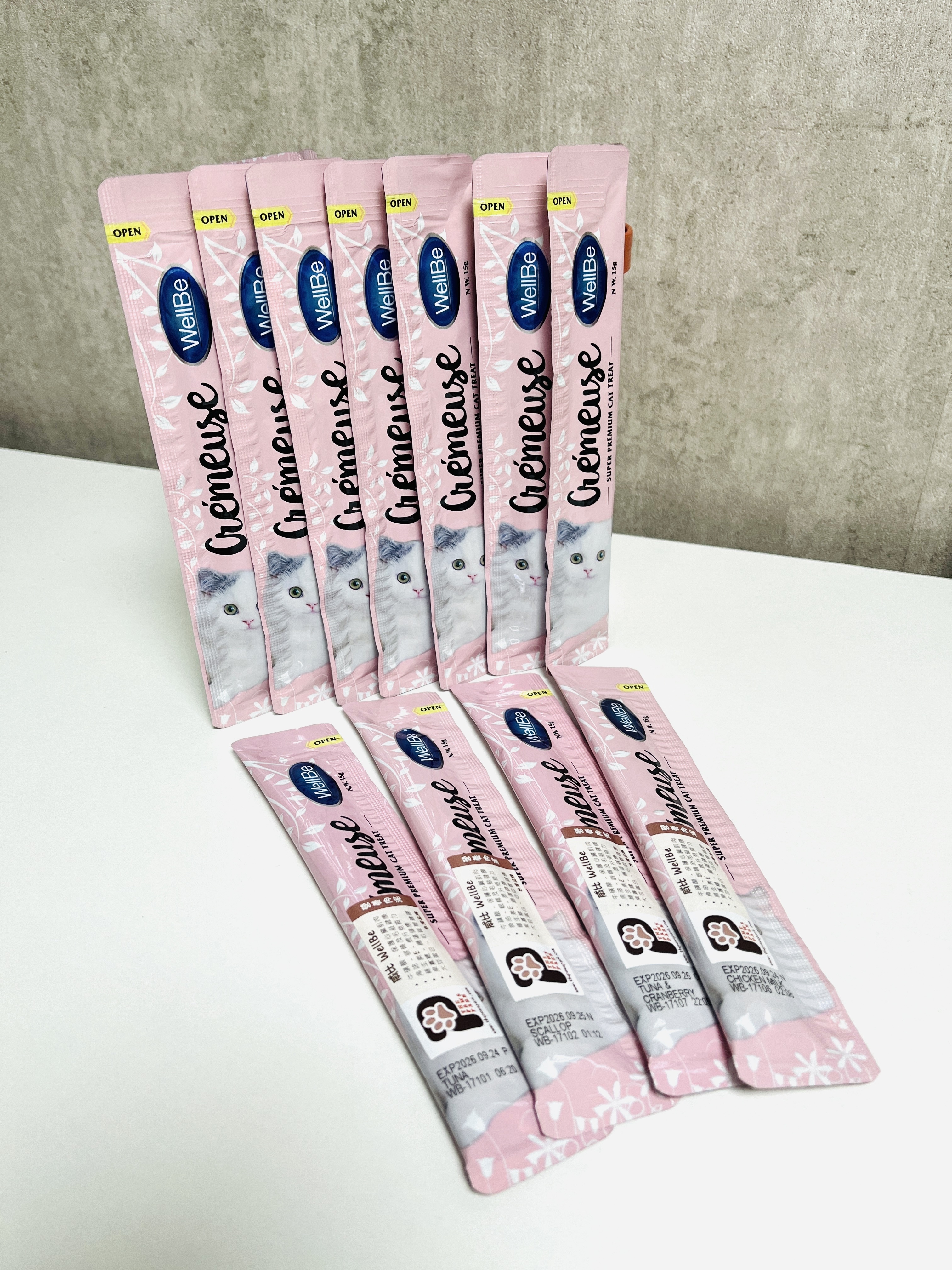 WellBi威比 營養寵物唧唧肉泥15g/條(6款口味）