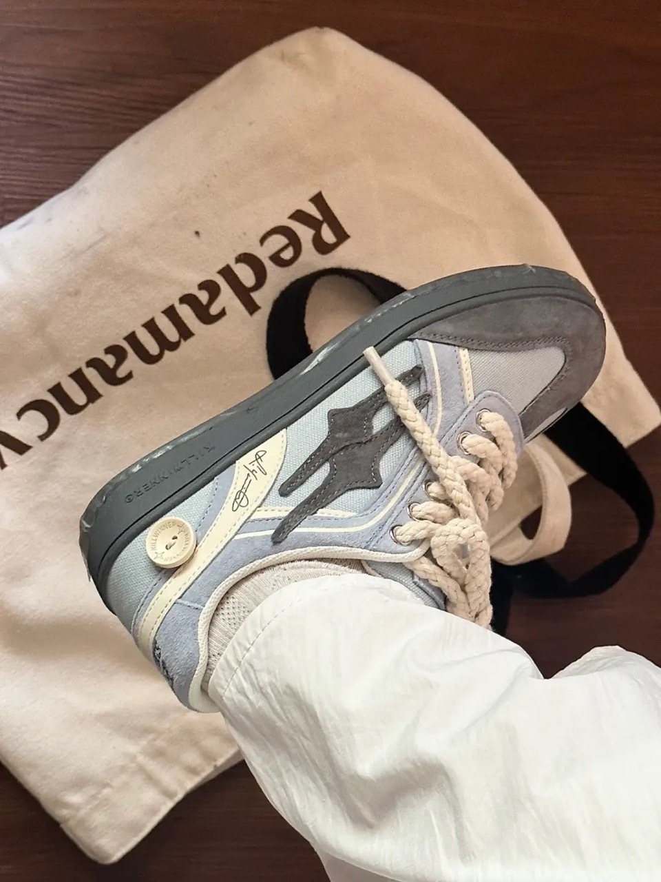 KILLWINNER 海鹽椰子灰 深灰 淡藍 米白 絨面皮革 IVE 張員瑛同款 女鞋 / 預購