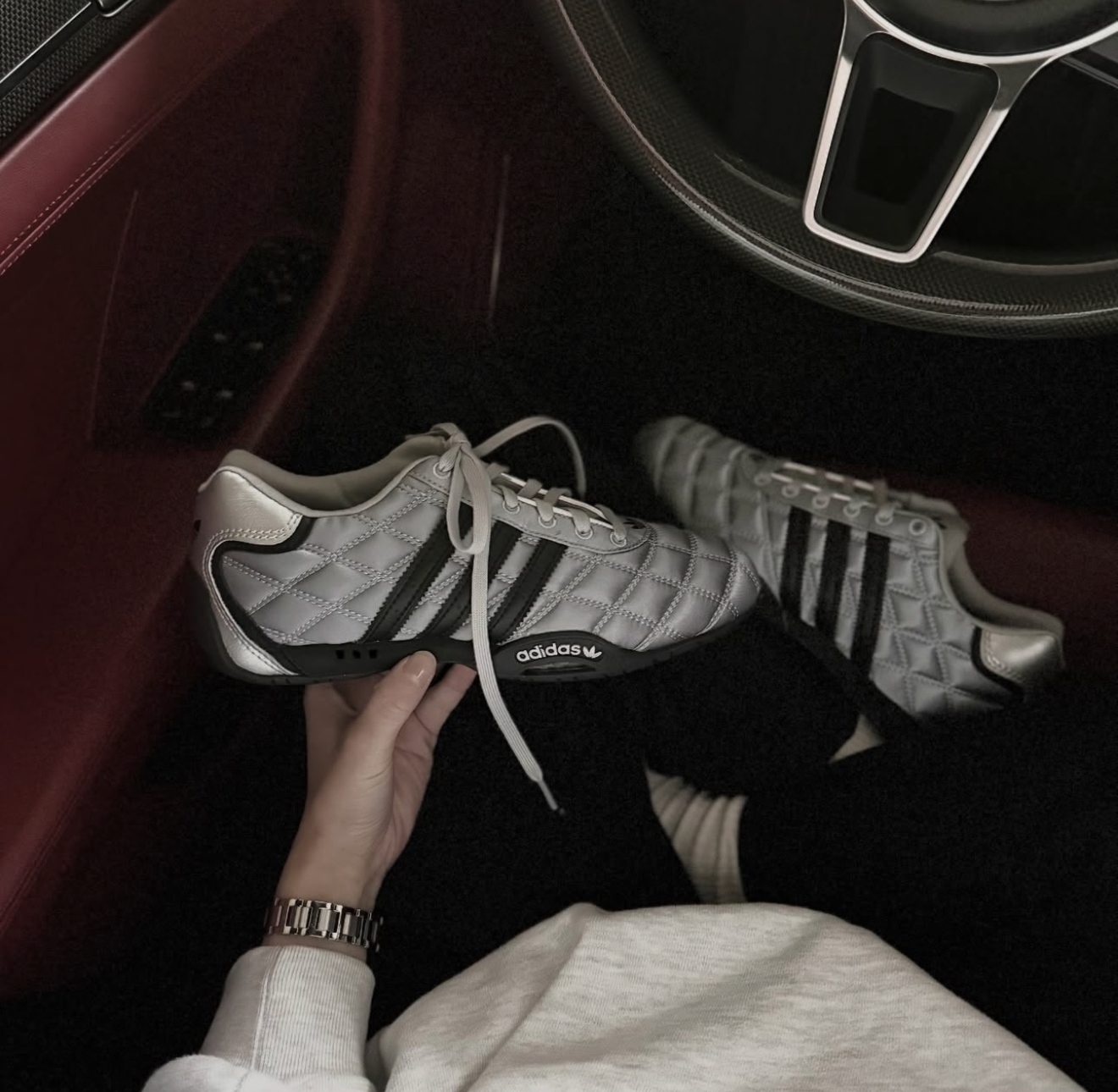 【Luxury】預購 愛迪達 Adidas Adiracer Low "Silver Metallic" 白銀 JS0284 韓流新款