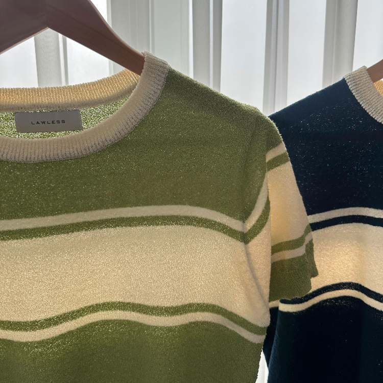 THankus 情侶針織上衣｜短版街頭風穿搭